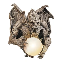 Design Toscano 17" Merciless the Gargoyle Lighted Wall Sculpture
