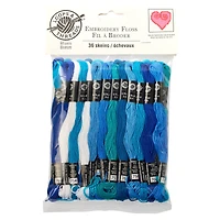 Blues Embroidery Floss By Loops & Threads®