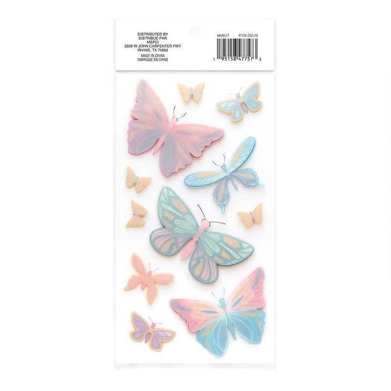 Golden Butterflies Dimensional Stickers by Recollections™