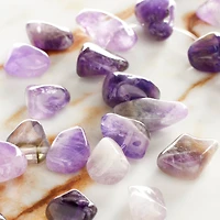 12 Pack: Amethyst Teardrop Stone Beads, 15mm by Bead Landing™