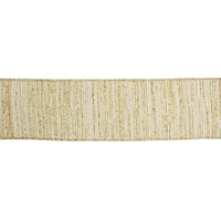 2.5" x20ft. Gold Tinsel Wired Metallic Ribbon by Celebrate It®