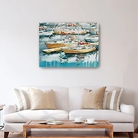 Blue Is The Code Canvas Giclee