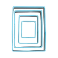 Rectangle Stainless Steel Nested Cookie Cutter Set by Celebrate It®