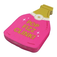 Pink & Gold Wine Bottle Cocktail Napkins, 20ct. by Ashland®
