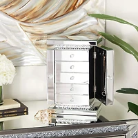 Silver Glam Jewelry Box