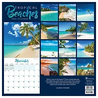 TF Publishing 2025 Tropical Beaches Wall Calendar