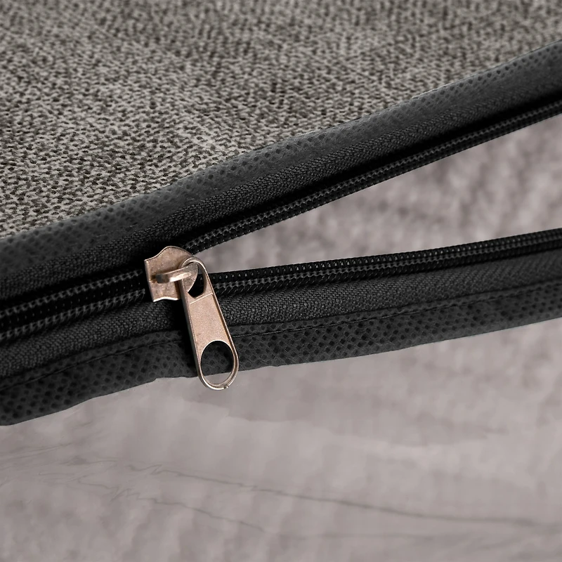 Simplify Black Blanket Storage Bag Set