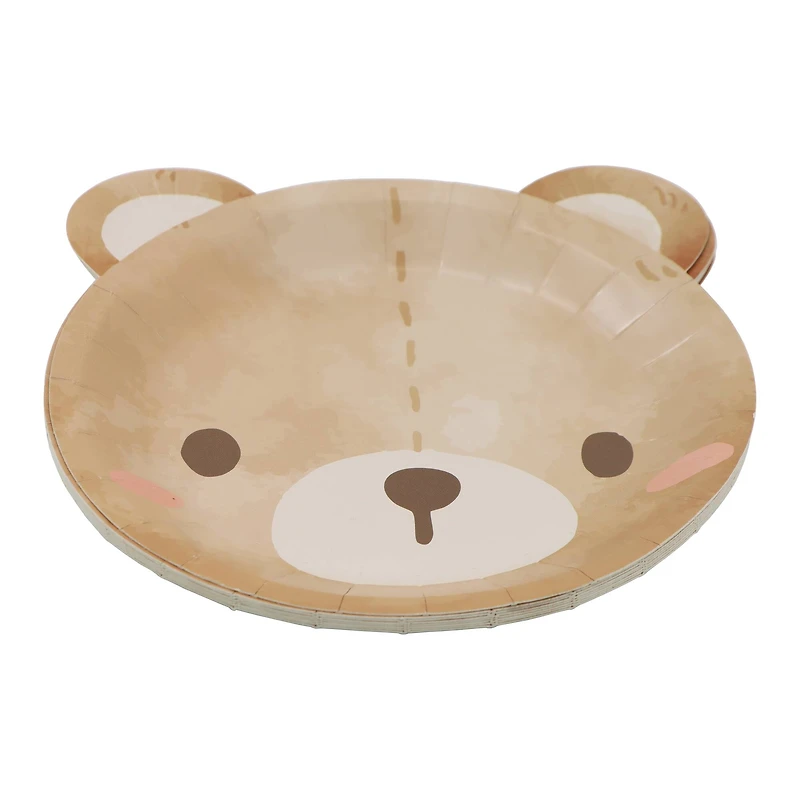 7" Bear Shaped Snack Plates, 8ct. by Celebrate It™