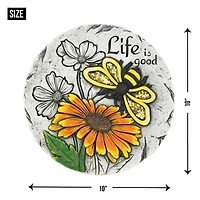 Life Is Good Sunflower Stepping Stone