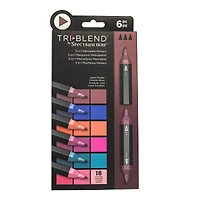 Spectrum Noir™ TriBlend™ Jewel Shades Brush Marker Set