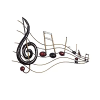 Brown Metal Traditional Wall Decor, 26" x 18"