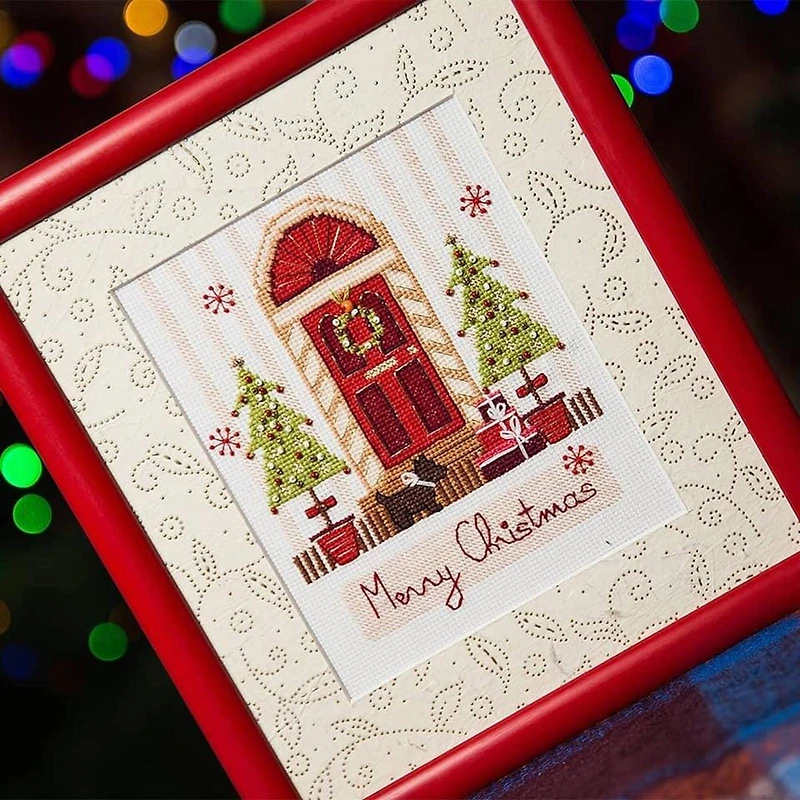 Crystal Art Counted Cross Stitch Kit Merry Christmas