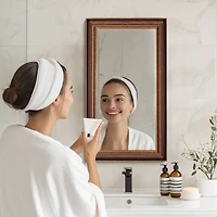 Head West 27.5" Bronze & Copper Oil-Rubbed Framed Wall Mirror