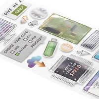 Computer Science Dimensional Stickers by Recollections™