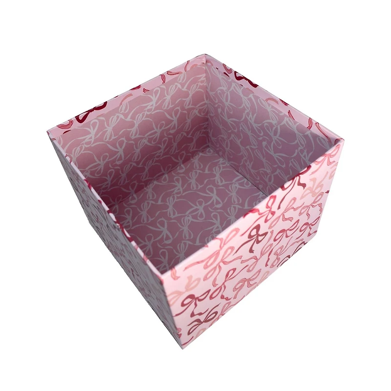 Large Holly Jolly Velvet Lid Gift Box by Ashland®