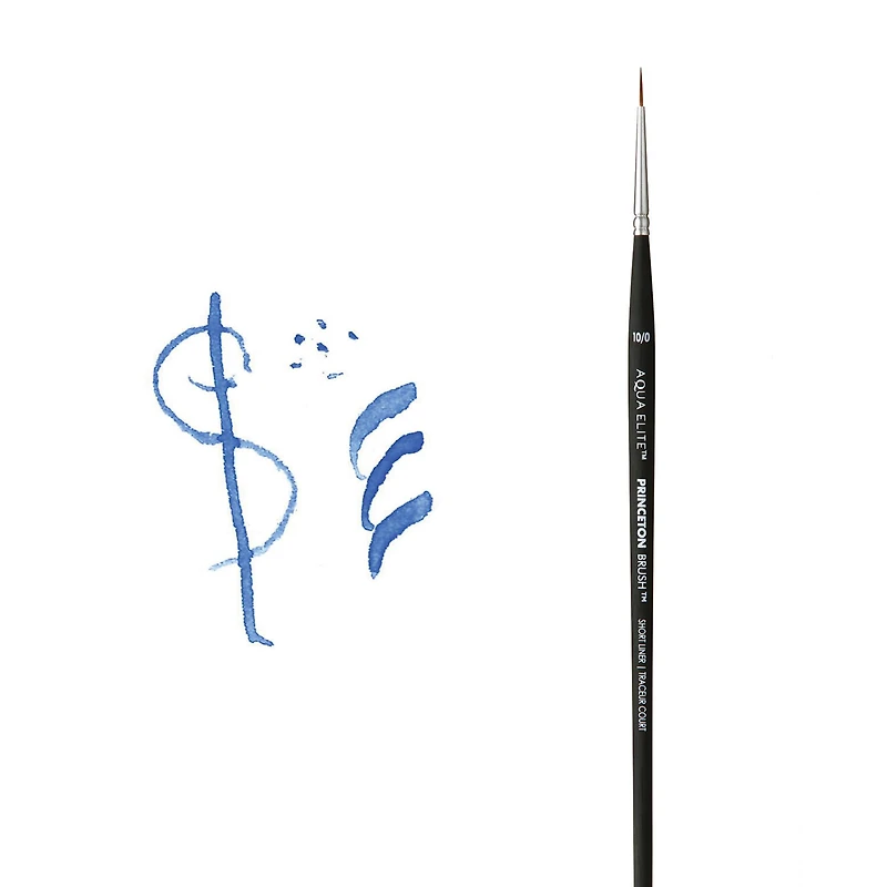 Princeton™ Elite™ 4850 Short Liner Paintbrush, 10/0