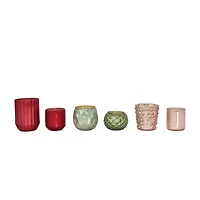 Hello Honey® Mercury Glass Votive Holder Set