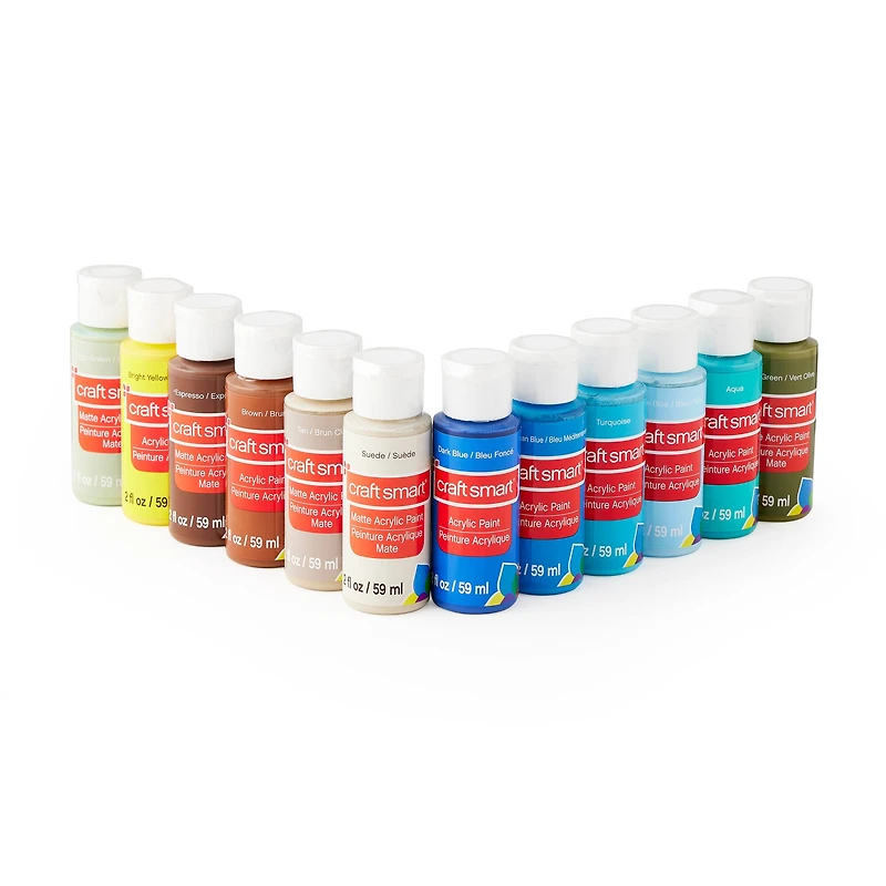 6 Pack: 36 ct. (216 total) Acrylic Paint Value Set by Craft Smart®