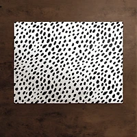 Monochromatic Spot Pattern 18" x 14" Cotton Twill Placemat