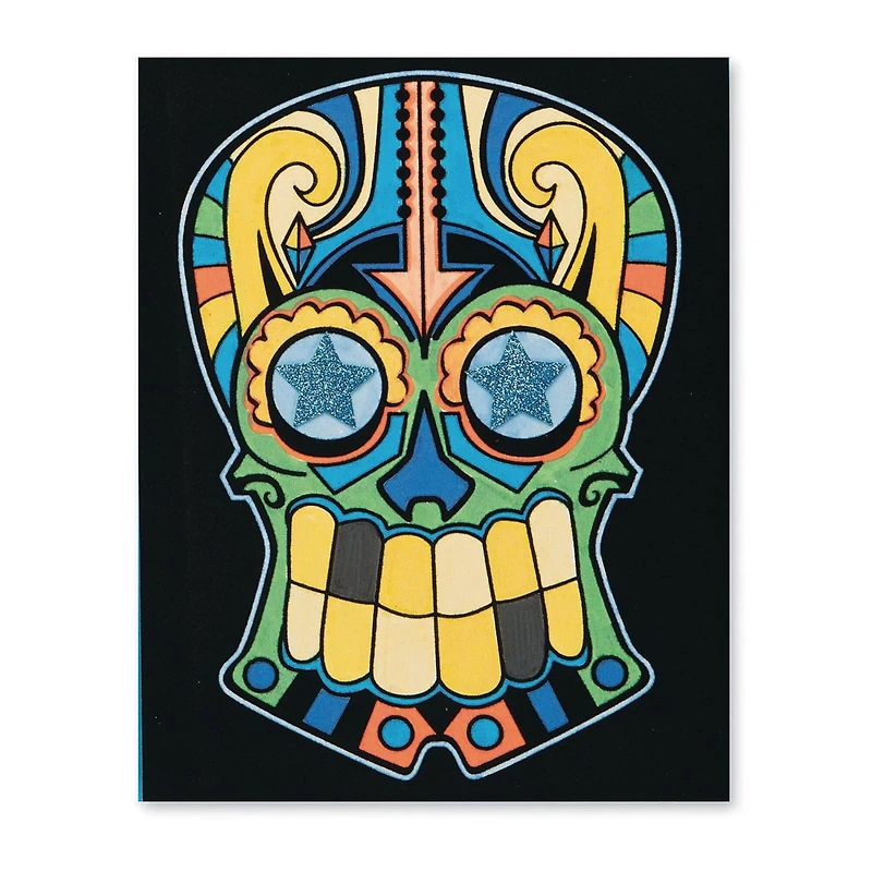 S&S® Worldwide Skull Velvet Art Poster, 24ct.