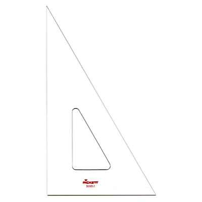 Pickett Acrylic 12" 30°/60°/90° Triangle