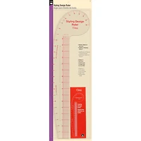 Dritz® Clear Curved & Straight Edge Styling Design Ruler