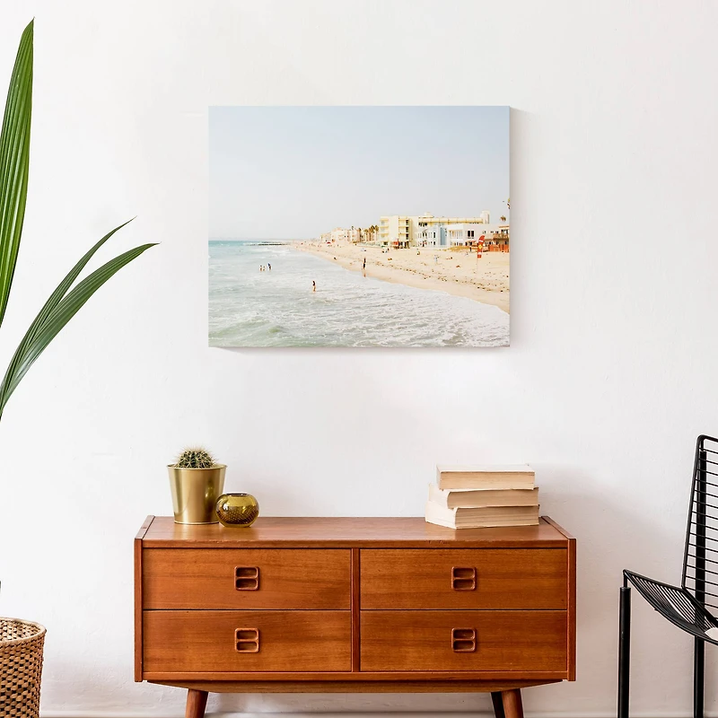 Beach People 20" x 16" Canvas Wall Art