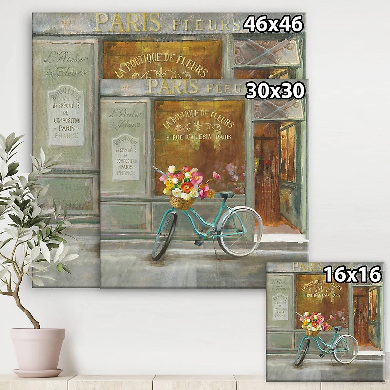 Designart - Paris French Flowershop