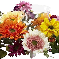 28" African Sunflower Candelabrum