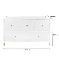 Simplify 5 Drawer Luxury Dresser