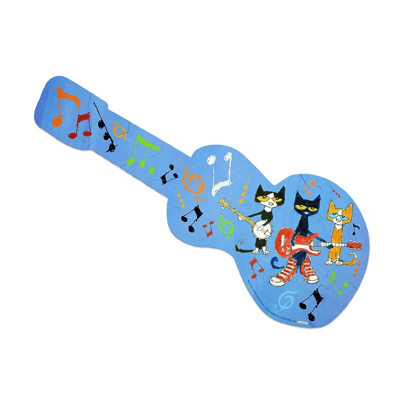 Pete the Cat 2-Sided Floor Puzzle Suitcase: 36 Pcs