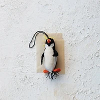 Hello Honey® 5" Black & White Velvet Penguin Ornament