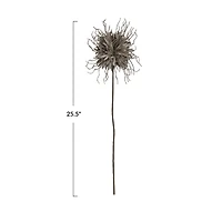 Hello Honey® 25.5" Faux Glittery Pewter Pick Stem