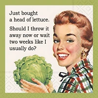 JAM Paper Just Bought Lettuce Cocktail Napkins, 40ct.