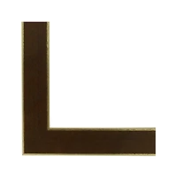 Gallery™ Walnut & Gold Trim Frame with Mat by Studio Décor®