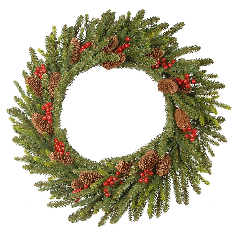 24" LED Dorchester Fir Wreath