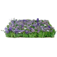 13" x 9" Mixed Floral & Grass Artificial Spring Mat