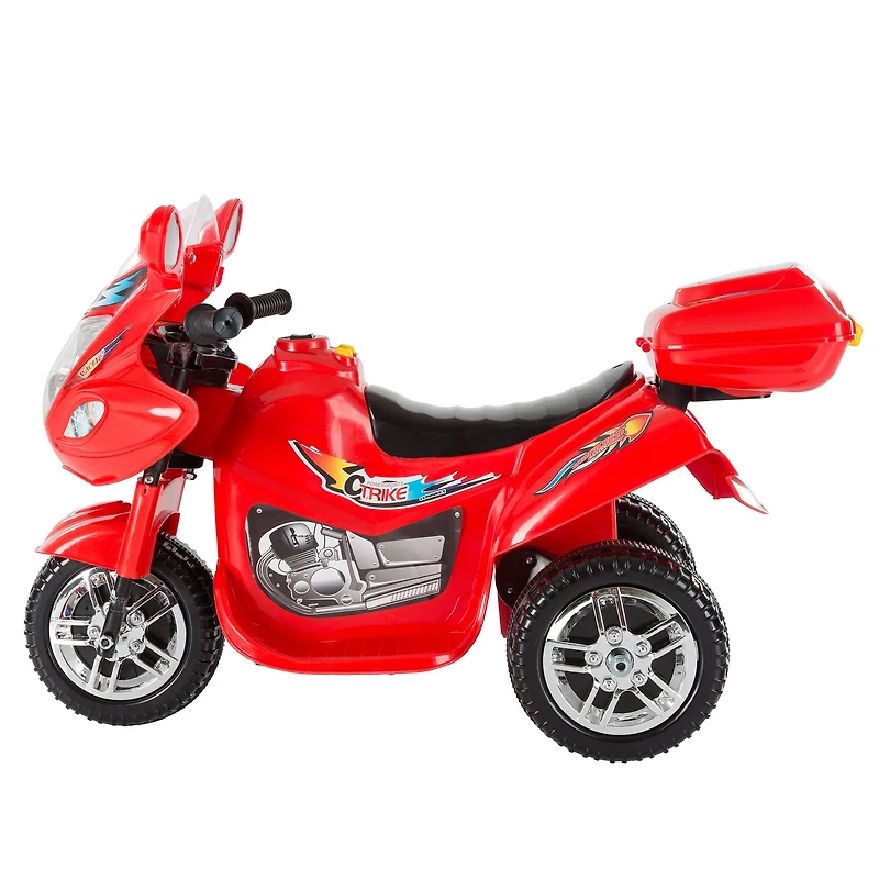 Toy Time Red Ride-On 3 Wheel Motorcycle