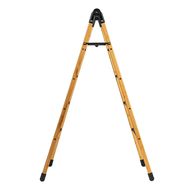 Household Essentials Bamboo V-Shaped Expandable Laundry Drying Rack