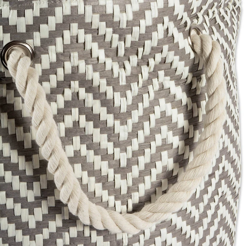 DII® Small Round Chevron Paper Bin