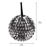 4" Silver Spikes Ball Ornament by Ashland®