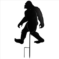 Design Toscano® 3ft. Bigfoot Spotted Metal Silhouette Yeti Garden Stake