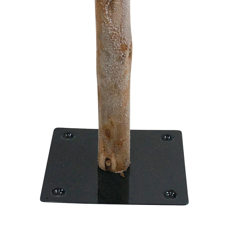 3ft. Pre-Lit Flocked Alpine Artificial Christmas Tree, Clear Lights