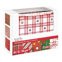 Peppermint Plaid Christmas Cards & Envelopes, 50ct. by Recollections™