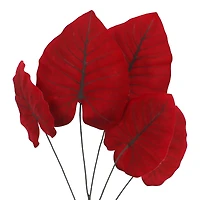 32" Red Dasheen Leaves Stem by Ashland®