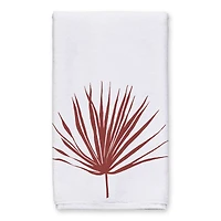 Terracota Palm Leaf 16" x 25" Tea Towel Set of 2