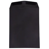 JAM Paper Black 9" x 12" Open End Envelopes