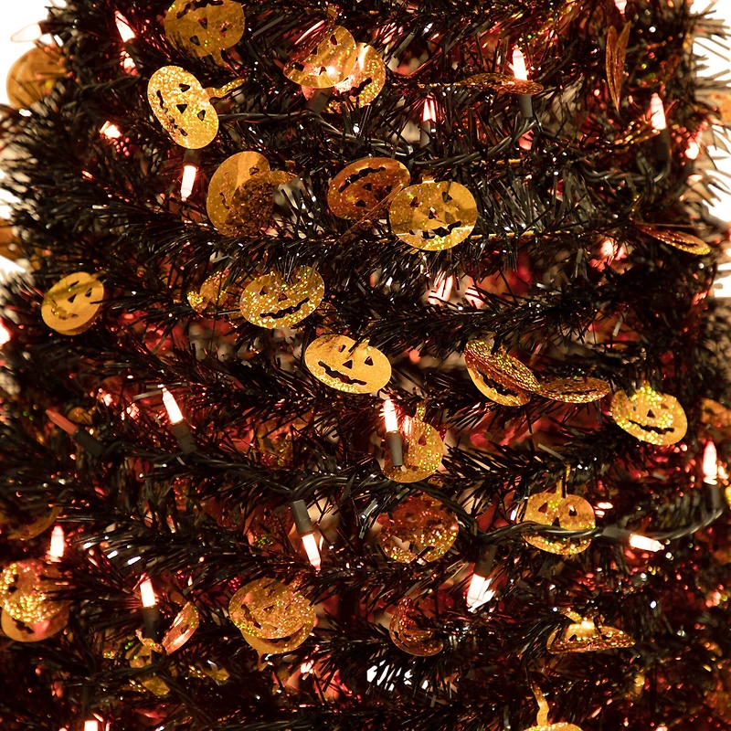 6ft. Fall Harvest Pop Up Artificial Thanksgiving Tree with Pumpkins