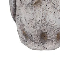 17" Gray Stone Country Owl Garden Sculpture