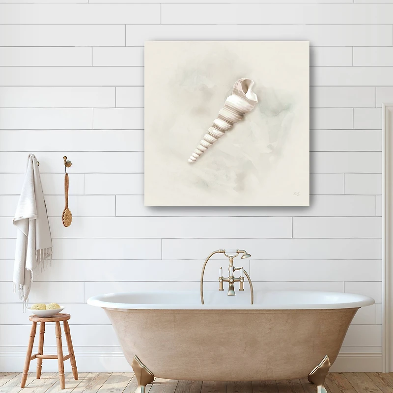 Soft Sand and Shell III Canvas Giclee